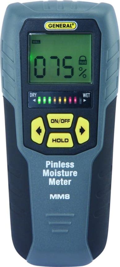 custom general mm8 moisture meter calibration|pinless damp meters for walls.